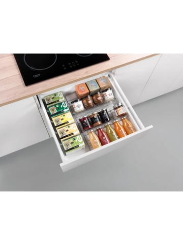 metaltex Kruidenrek "X-Pand" zilverkleurig - (B)26 x (H)3 x (D)47 cm