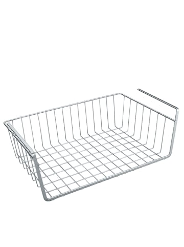 metaltex Kastmand "Kanguro" zilverkleurig - (B)40 x (H)26 x (D)14 cm