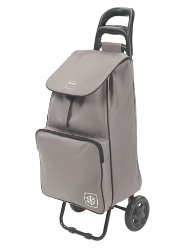 metaltex Winkeltrolley "Krokus" lichtbruin - 50 l