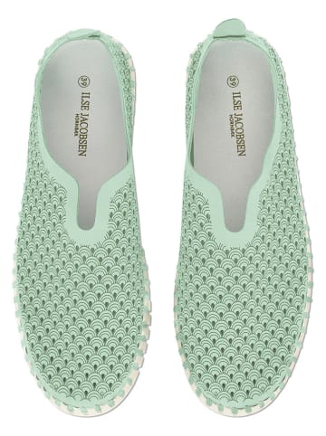 Ilse Jacobsen Slippersy w kolorze zielonym