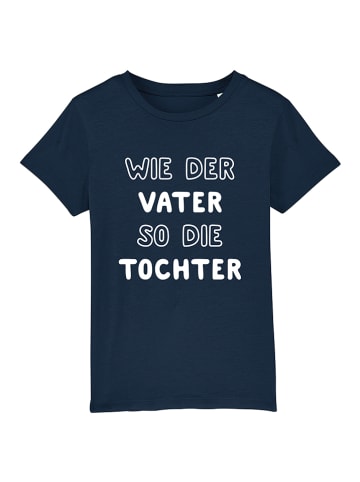 WOOOP Shirt "Wie der Vater" in Dunkelblau