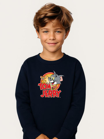 WOOOP Sweatshirt "Tom and Jerry Vintage Graphic" in Dunkelblau