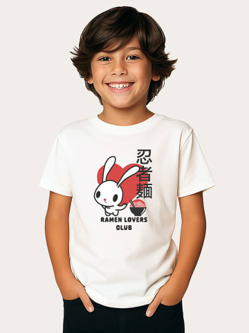 WOOOP Shirt "Torc Ramen Lovers Club Bunny" in Weiß