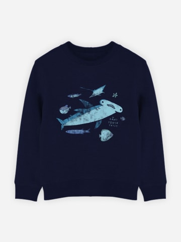 WOOOP Sweatshirt "Hammer Head" in Dunkelblau