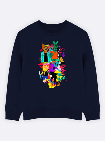 WOOOP Sweatshirt "Bad Blood" in Dunkelblau