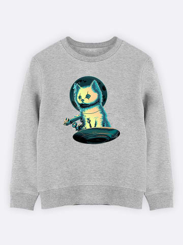 WOOOP Sweatshirt "Protector" in Grau