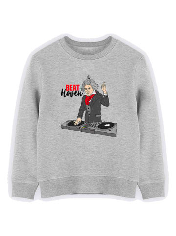 WOOOP Sweatshirt "Beat Hoven" in Grau