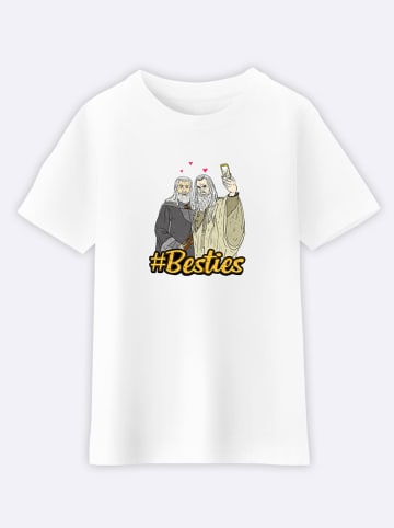 WOOOP Shirt "Gandalf and dumbledore" in Weiß