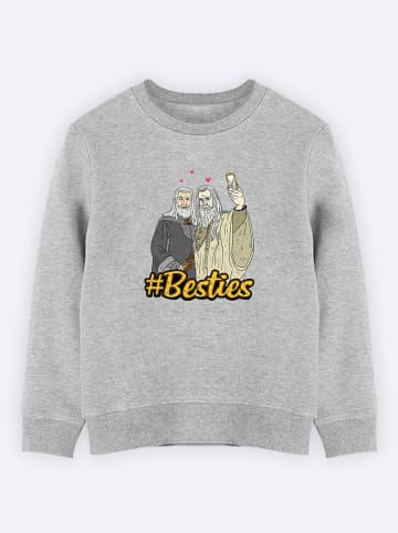 WOOOP Sweatshirt "Gandalf and dumbledore" in Grau