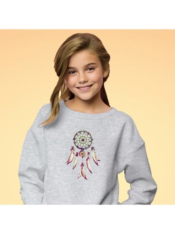 WOOOP Sweatshirt "Dreamcatcher" in Grau