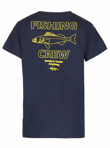 Icepeak Shirt "Leadville" in Dunkelblau/ Gelb