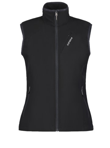 Icepeak Softshellweste "Brush" in Schwarz