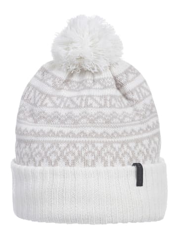 Icepeak Strickmütze "Hull" in Beige/ Weiß