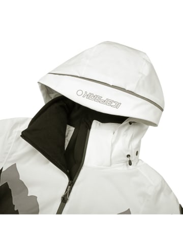 Icepeak Ski-/Snowboardjas "Falkville" wit/zwart