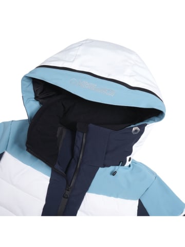 Icepeak Ski-/ Snowboardjacke "Florala" in Dunkelblau/ Weiß/ Hellblau