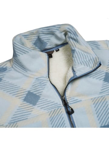 Icepeak Fleecejacke "Moulins" in Beige/ Hellblau