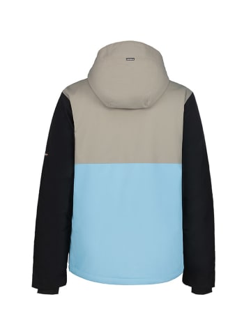 Icepeak Ski-/ Snowboardjacke "Chester" in Grau/ Schwarz/ Hellblau