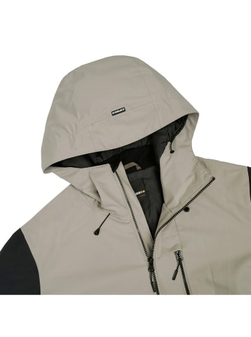 Icepeak Ski-/ Snowboardjacke "Chester" in Grau/ Schwarz/ Hellblau