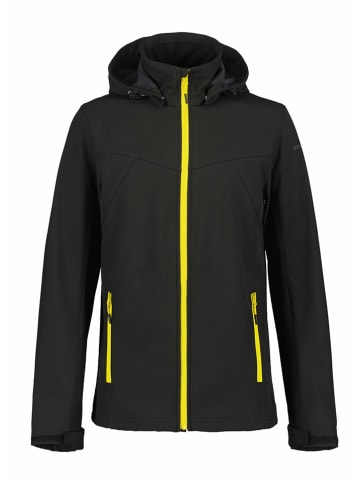 Icepeak Softshelljacke "Brimfield" in Schwarz/ Gelb