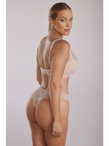 Kinga Biustonosz push-up "Luna" w kolorze beżowym