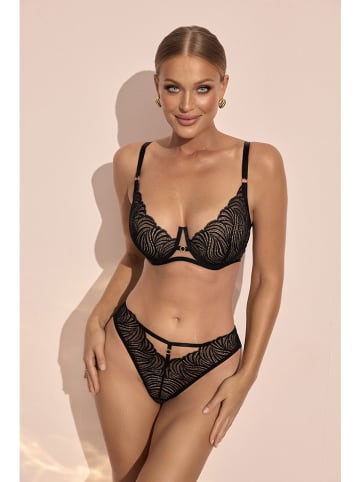 Kinga Halbschalen-BH "Harmony" in Schwarz