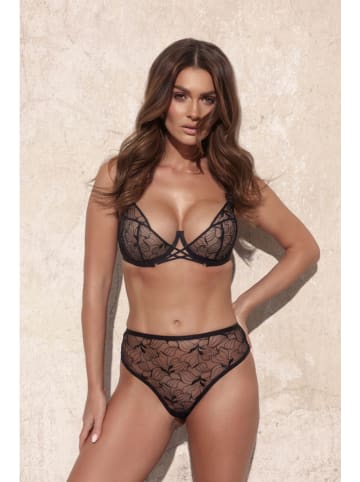 Kinga Bügel-BH "Allana" in Schwarz/ Schwarz