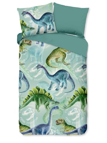 Pure Microvezel beddengoedset "Vala" blauw/groen