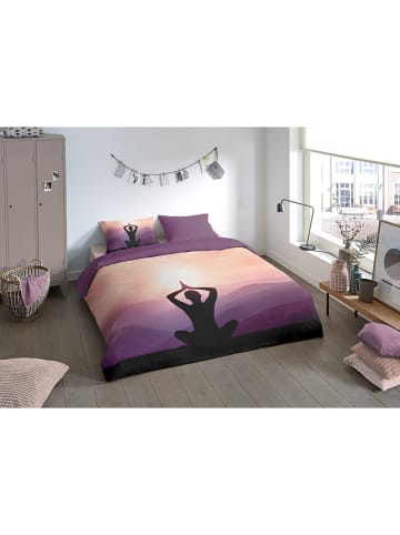 Pure Microvezel beddengoedset "Pure Yoga" paars