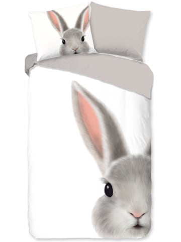 Good Morning Beddengoedset grijs/wit