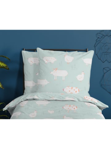 Good Morning Renforcé-Bettwäsche-Set in Mint