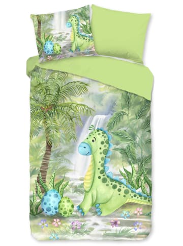 Good Morning Komplet pościeli "Dani" w kolorze zielonym