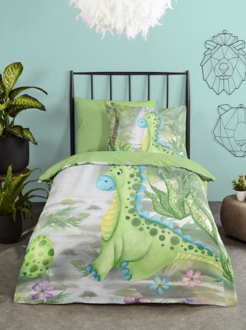 Good Morning Beddengoedset "Dani" groen
