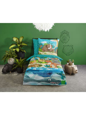 Good Morning Beddengoedset turquoise/meerkleurig