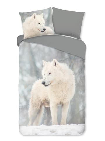 Good Morning Flanell-Bettwäsche-Set "Julian" in Grau