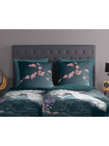 Good Morning Renforcé beddengoedset "Genesis" petrol