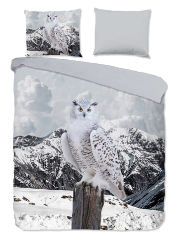 Good Morning Bettwäsche-Set in Grau/ Bunt