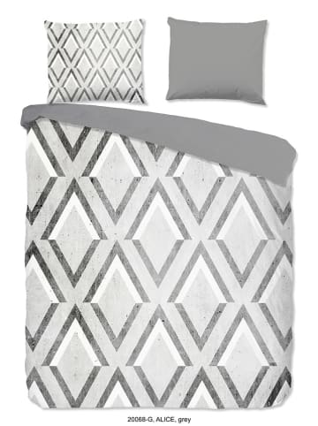 Good Morning Bettwäsche-Set "Grey" in Grau