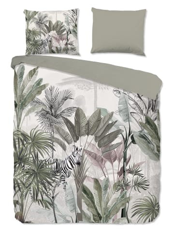 Good Morning Beddengoedset "Irene" kaki/meerkleurig