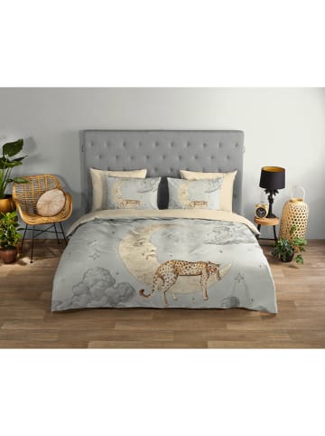 Good Morning Komplet pościeli "Boaz" w kolorze szaro-beżowym