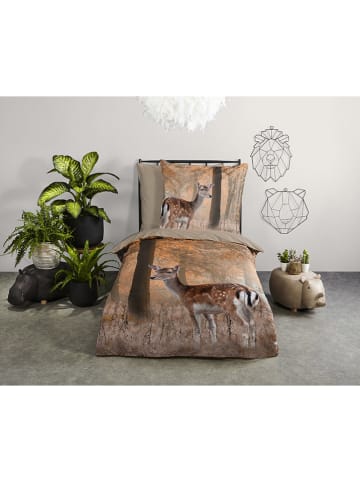 Good Morning Beddengoedset "Gavin" bruin