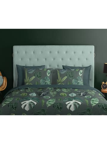 Good Morning Komplet pościeli "Urban Jungle" w kolorze zielonym