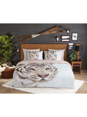 Good Morning Flanell-Bettwäsche-Set "Thor" in Weiß/ Creme