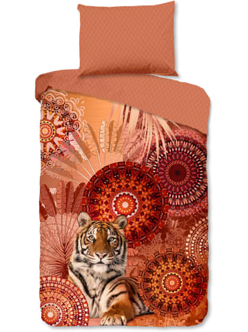 Hip Satijnen beddengoedset "Anakin" rood/oranje