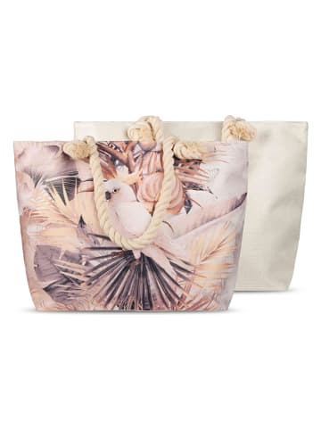 Descanso Torba plażowa "Descanso Pippa" w kolorze kremowym - 60 x 43 cm