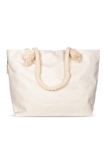 Descanso Strandtas "Dana" crème/meerkleurig - (B)60 x (H)43 cm