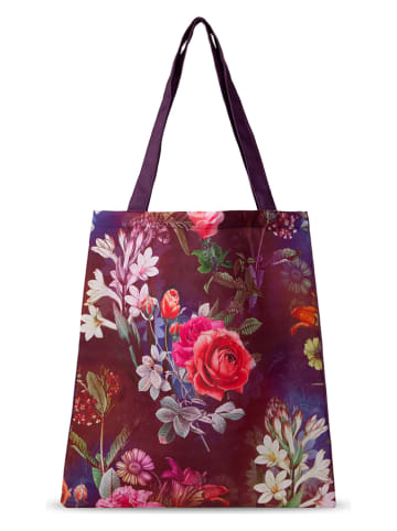 Descanso Shopper "Simone" bordeaux/meerkleurig - (B)40 x (H)45 cm