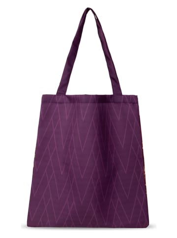 Descanso Shopper "Simone" in Bordeaux/ Bunt - (B)40 x (H)45 cm