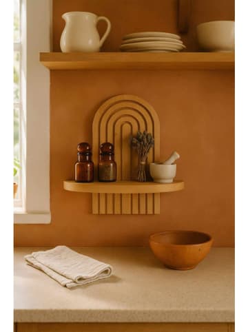 Evila Wandregal in Natur - (B)20 x (H)35 x (T)13 cm