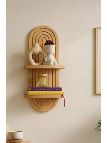 Evila Wandregal in Hellbraun - (B)20 x (H)70 x (T)13 cm