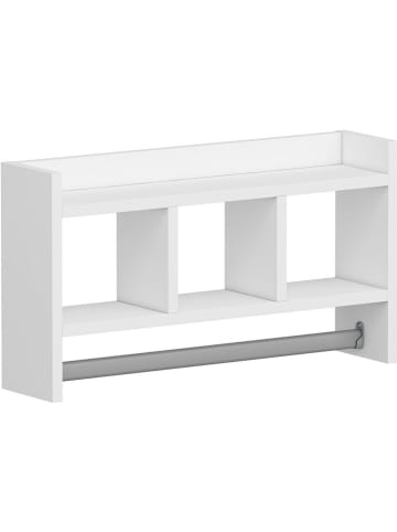 Evila Regał kuchenny "Asya" w kolorze białym - 63,6 x 35 x 14,6 cm